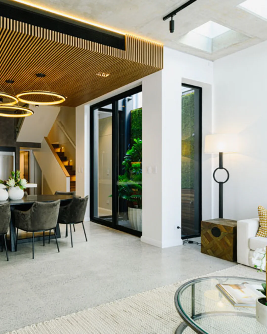Connected living spaces at the Rowley project in Camperdown